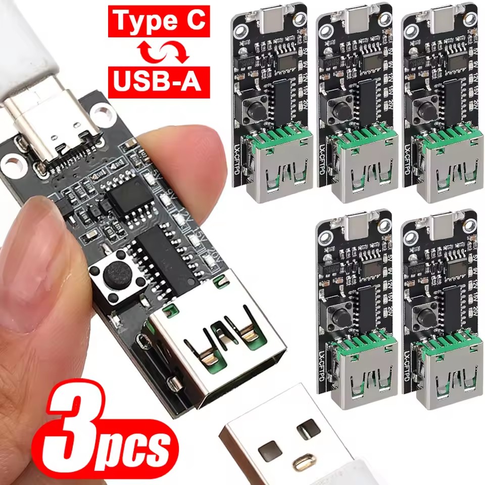 Usb C Hub - 1-3 ชิ้น บอร์ดทริกเกอร์ USB-C 5A PD